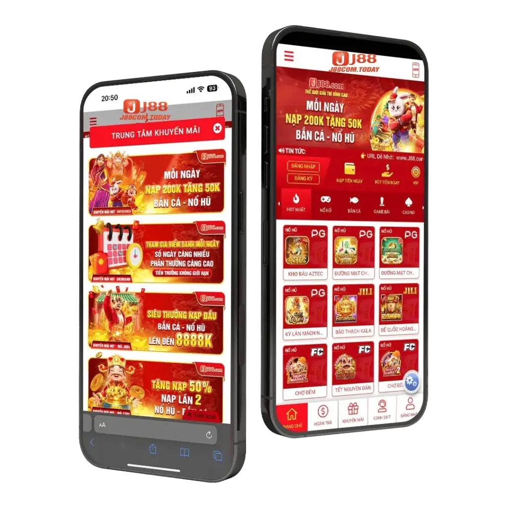 Biểu tượng điện thoại di động với giao diện ứng dụng HM88 mượt mà